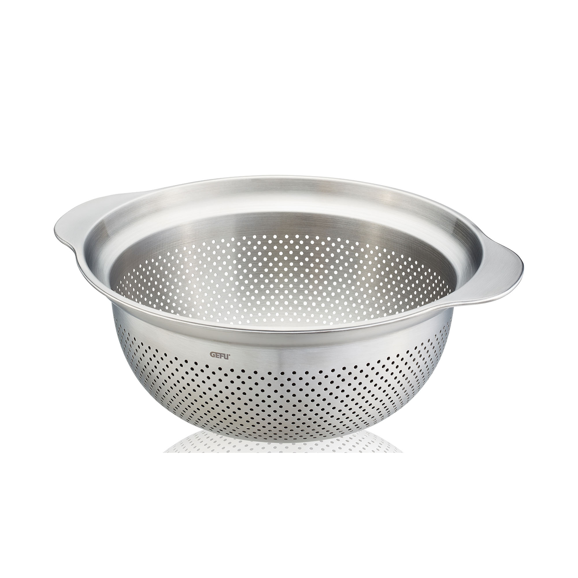 GEFU Seiher Premio in silber, Hauptansicht – Art.-Nr. 63810307