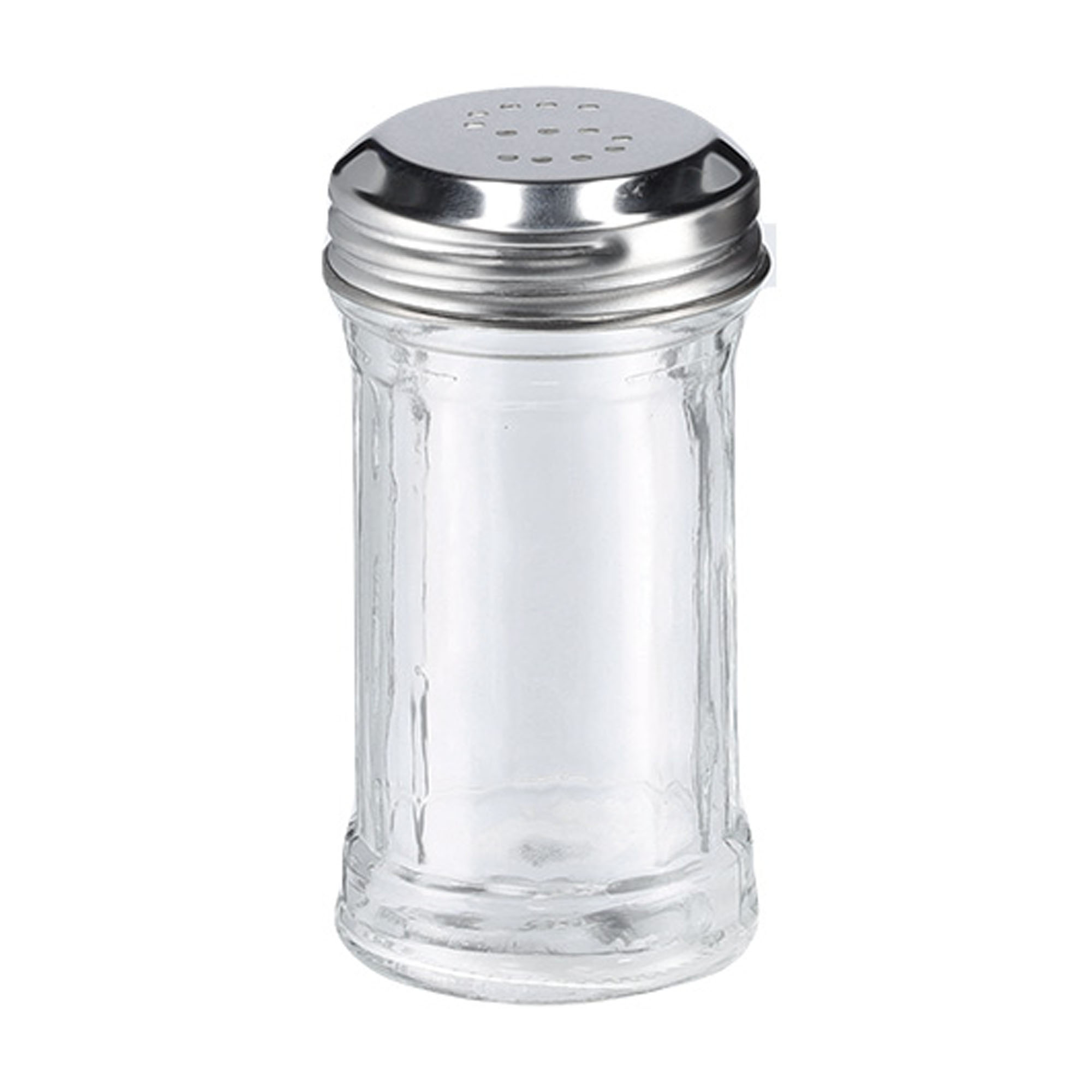Zusätzliche Ansicht: Zeller Salz-/ Pfefferstreuer-Set; Farbe transparent; Material Glas/Edelstahl; Ausführung: 2-tlg.; Maße ca. D 5 × 9,5 cm.