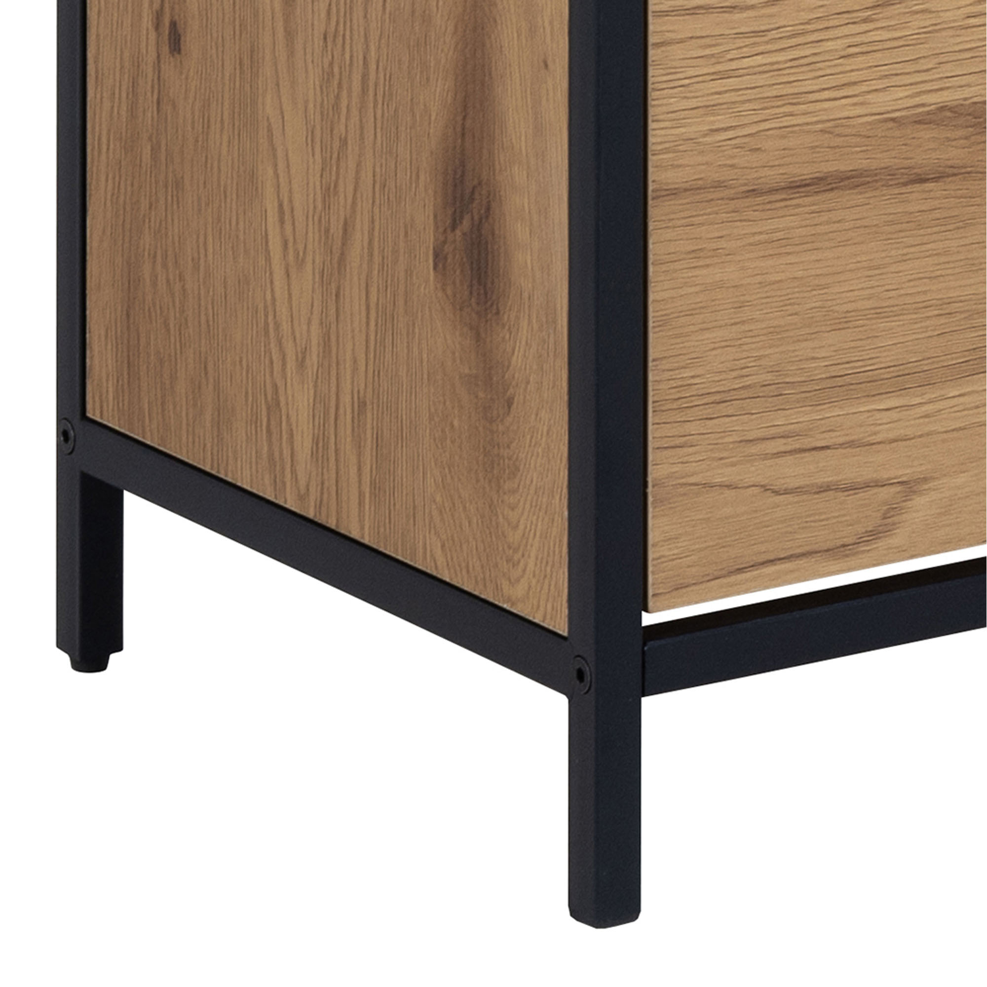 Schuhschrank in matt schwarz