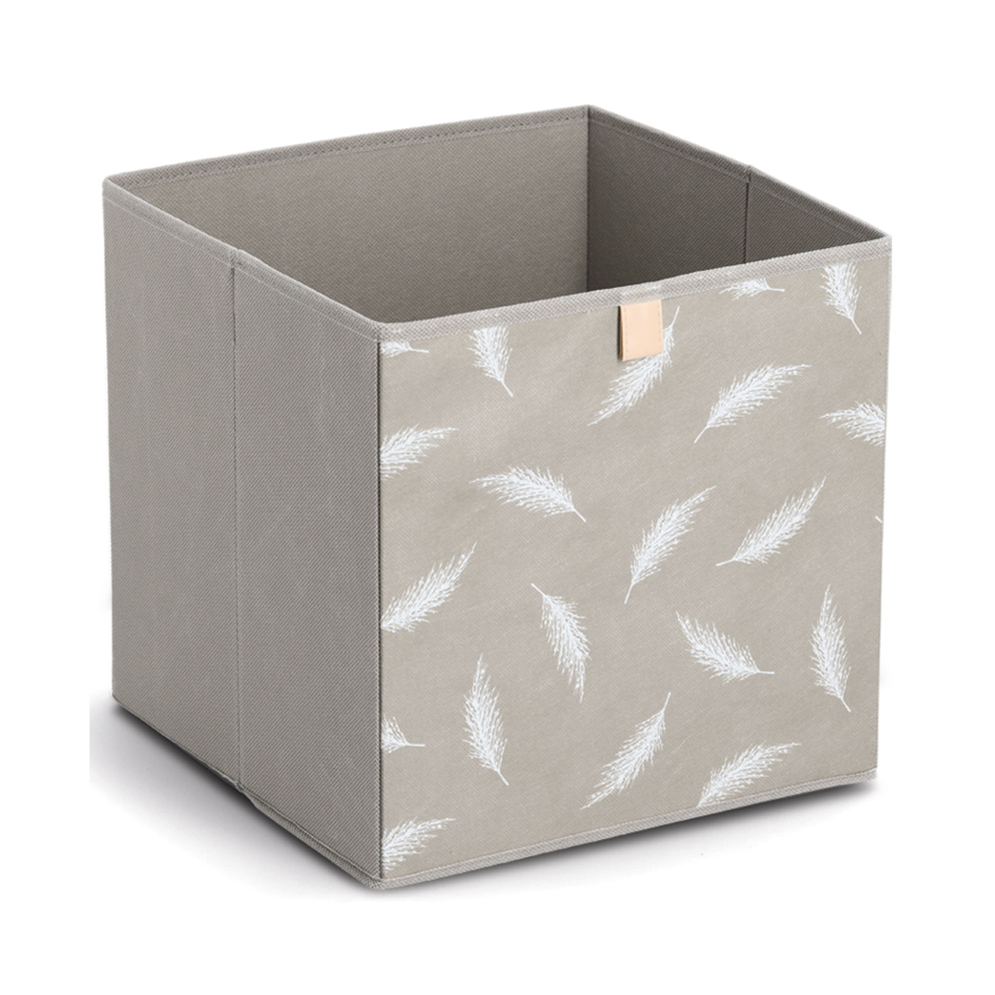 Zeller Aufbewahrungsbox "Feather"; Farbe taupe; Material Vlies; Maße ca. 32 × 32 × 32 cm.