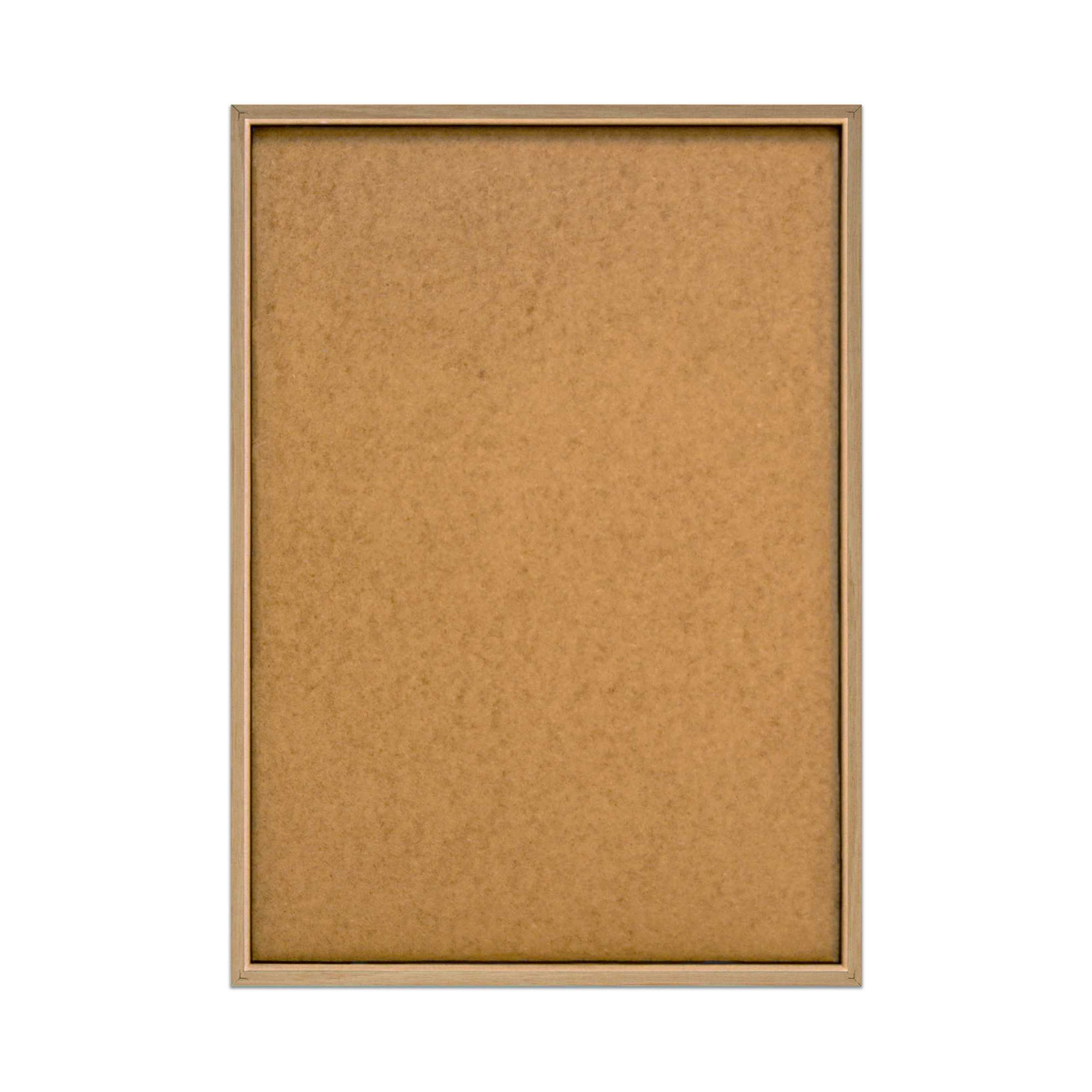 Rückansicht des Wandbilds „Elegant Rider“, 50 × 70 cm; sichtbar sind Rückwand und rückseitige Konstruktion.