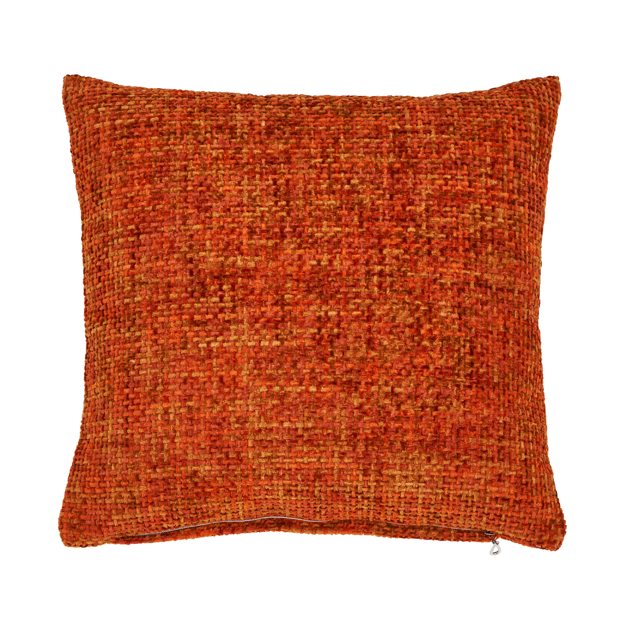 Kissenhülle Twist in Rust, B/H/L ca. 45x1x45 cm, in der Hauptansicht dargestellt.