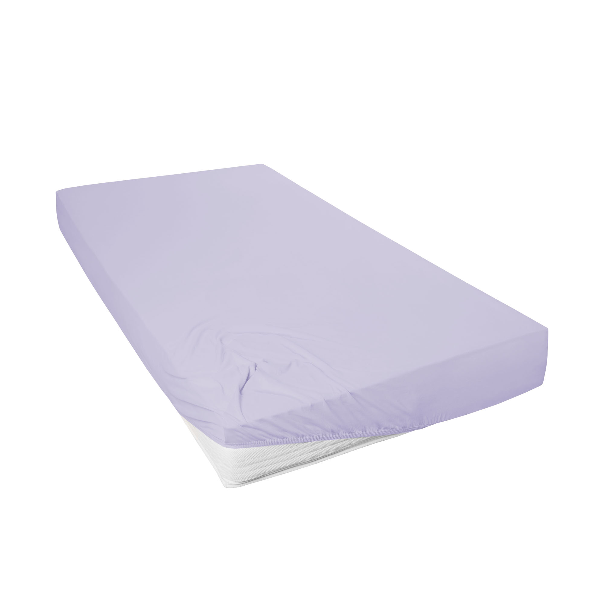 Spannbetttuch lavendel 100% Baumwolle 100 x 200