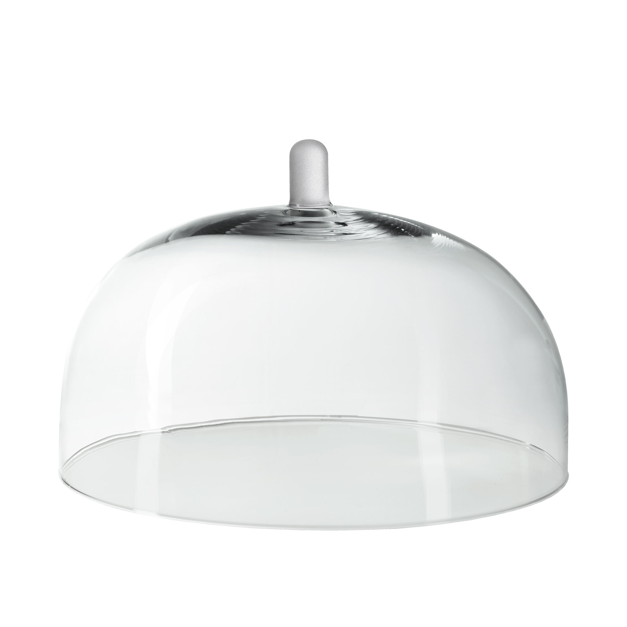 Glasglocke der Serie Grande, Farbe Transparent; transparente kuppelförmige Glocke mit Griff, freigestellt.