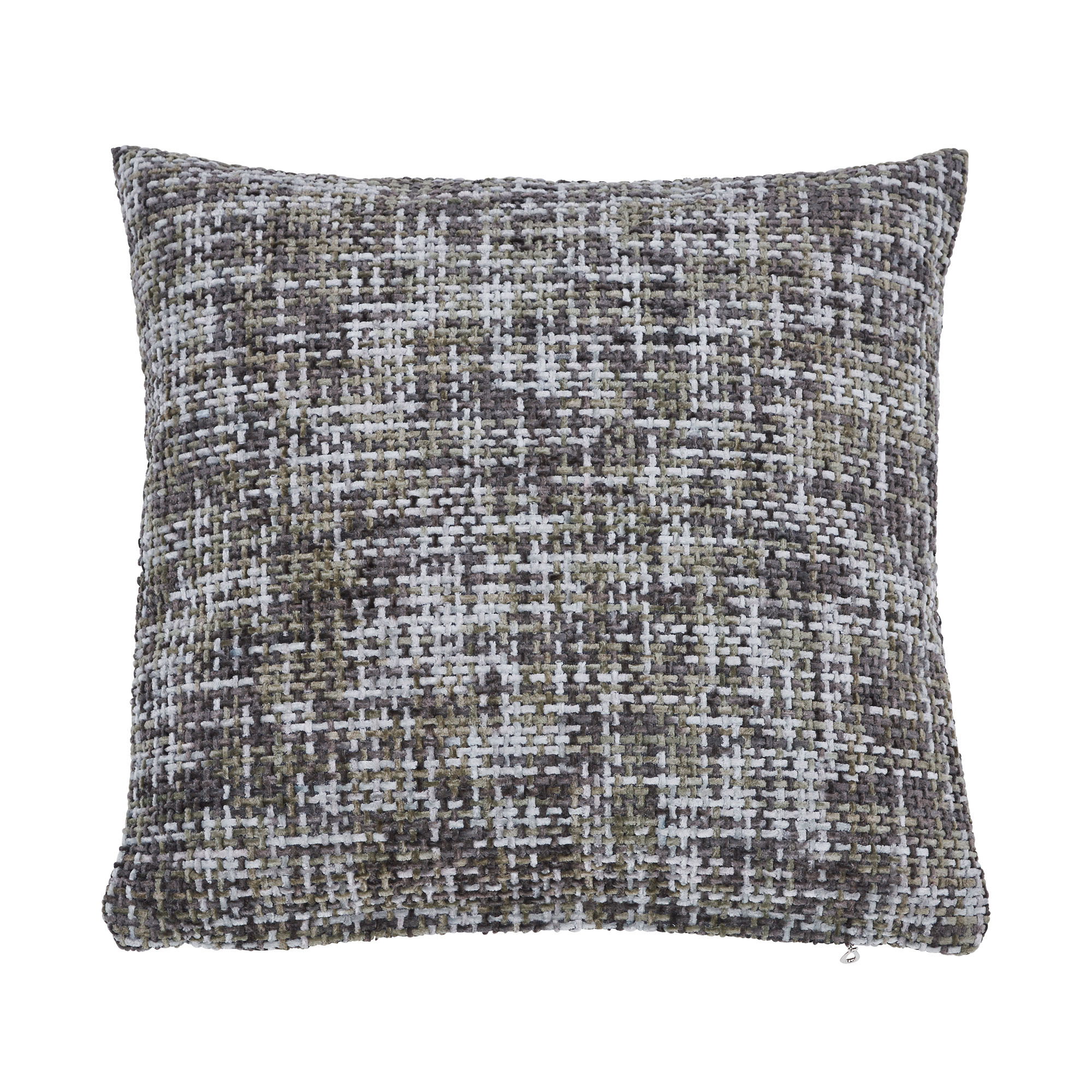 Kissenhülle Twist in Taupe, B/H/L ca. 45x1x45 cm, in der Hauptansicht dargestellt.