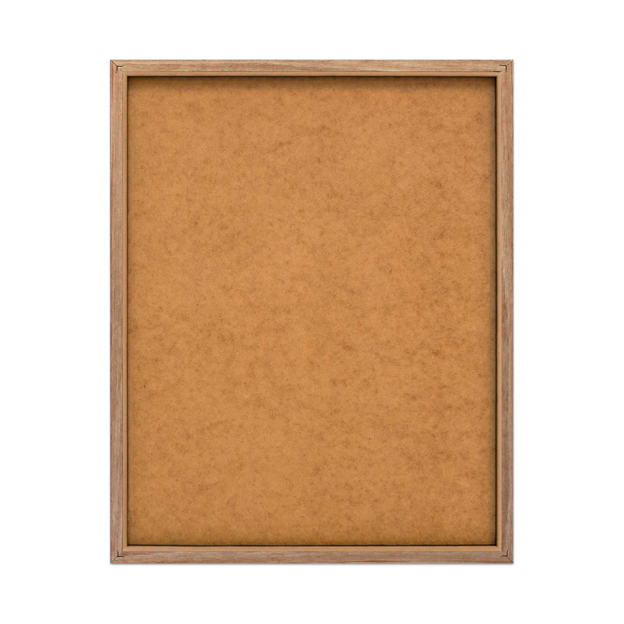 Rückansicht des Wandbilds „Limoni“, 40 × 50 cm; sichtbar sind Rückwand und rückseitige Konstruktion.