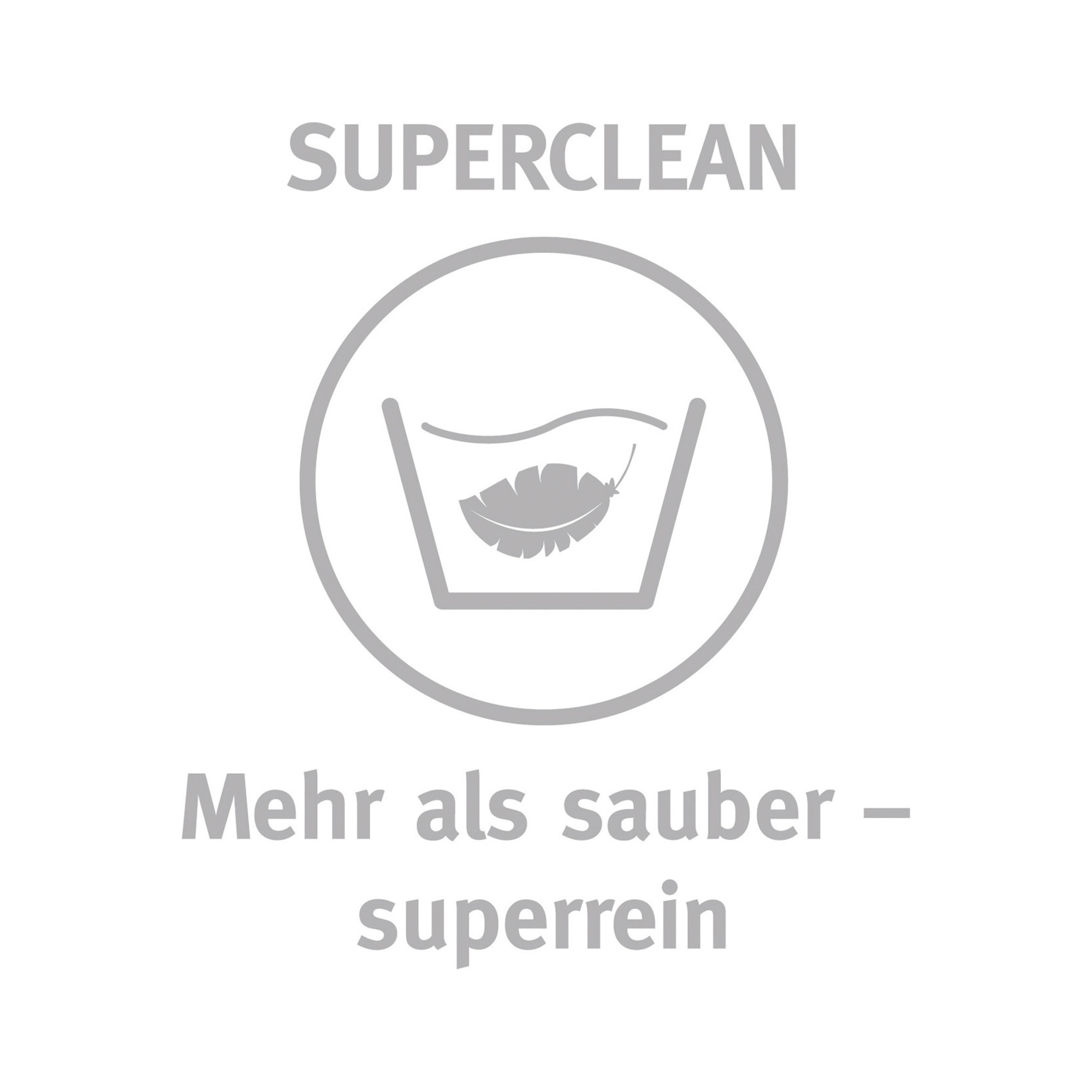 Daunen- und Federn-Kissen 80x80 cm - weiß