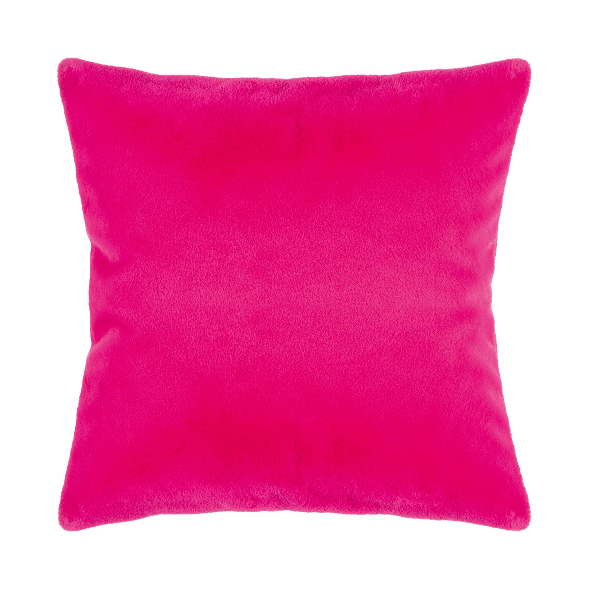 Kissenhülle Gazelle in Pink, 40 × 40 cm, frontal freigestellt mit einfarbiger samtig wirkender Oberfläche.