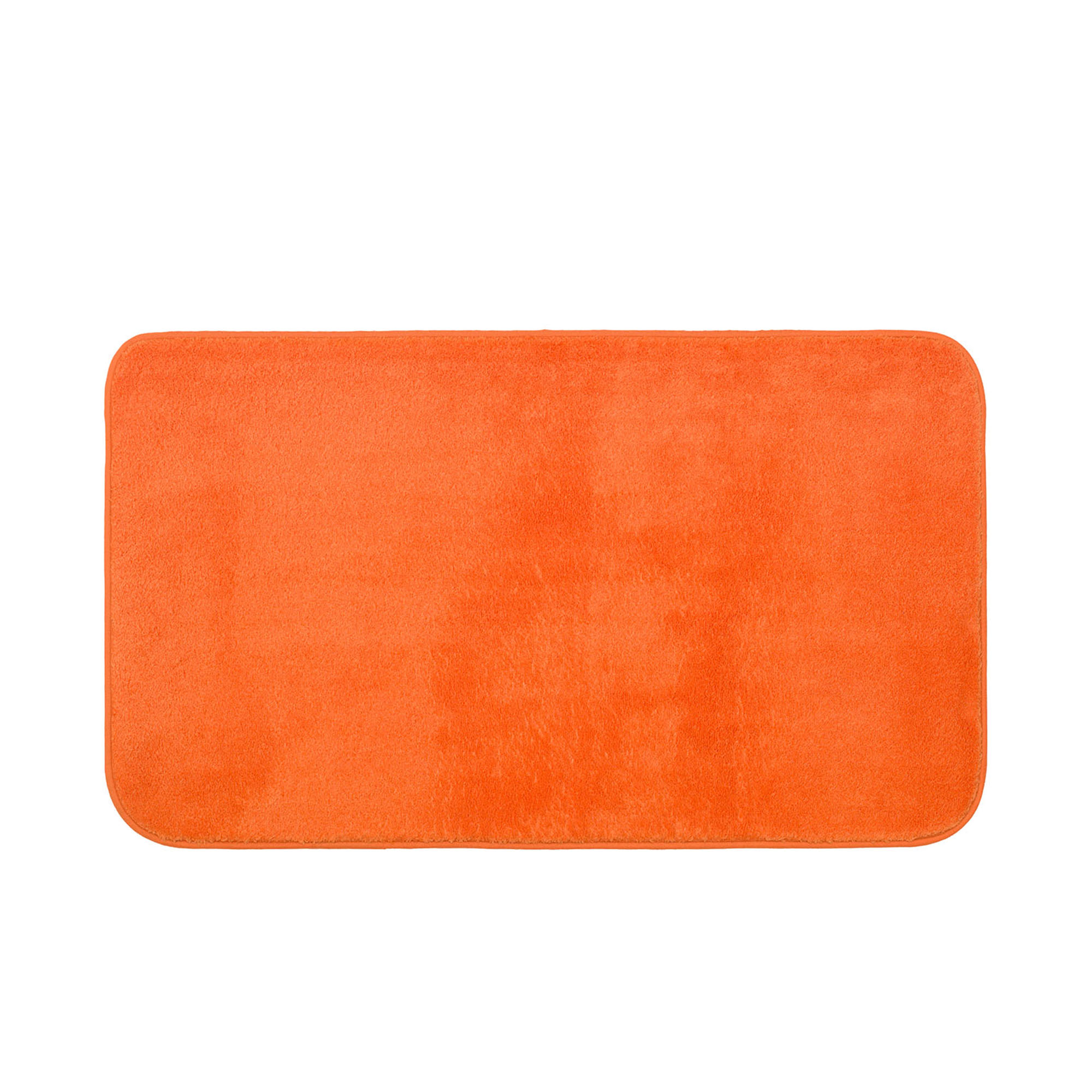 Rechteckiger Badteppich Modell RIO Premium in Terra, ca. 60 × 100 cm.