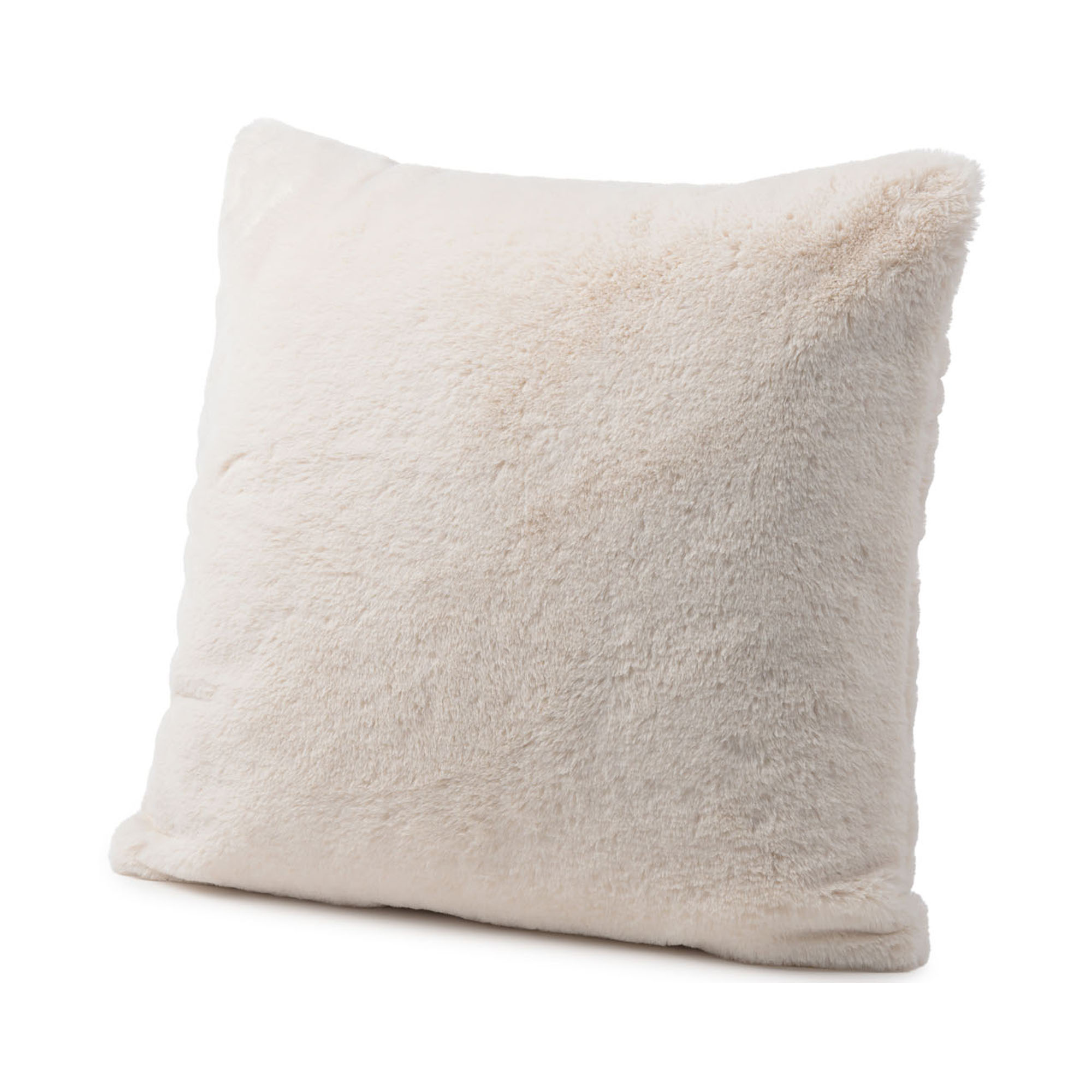 Quadratische Kissenhülle Modell LaPit in Creme, ca. 40 × 40 cm.