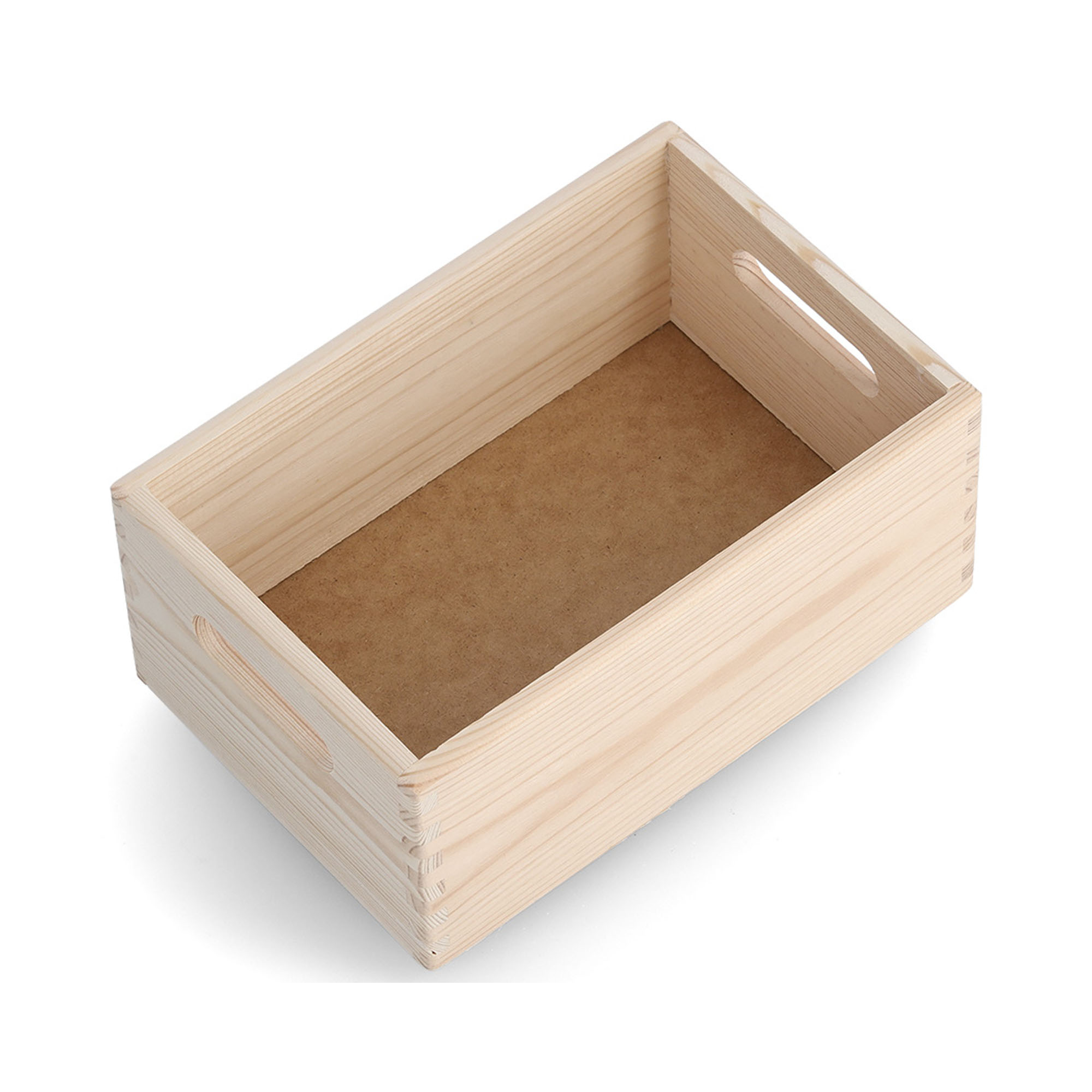 Alternative Darstellung: Zeller Allzweckkiste; Farbe natur; Material Nadelholz; Maße ca. 30 × 20 × 15 cm.