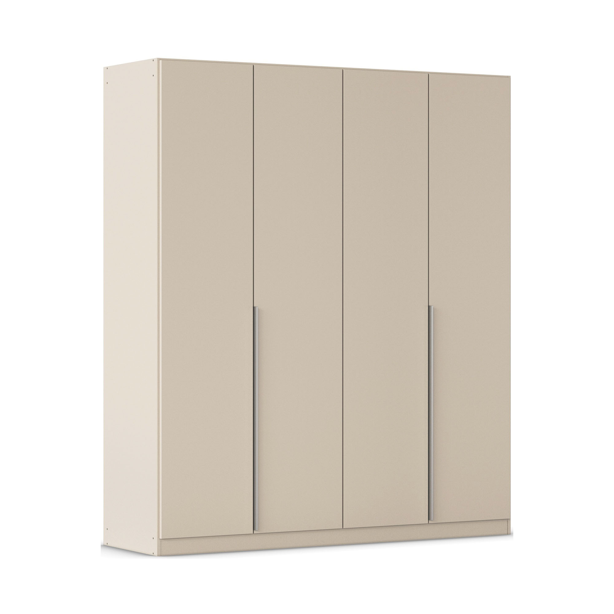 Drehtürenschrank 4-türig champagner