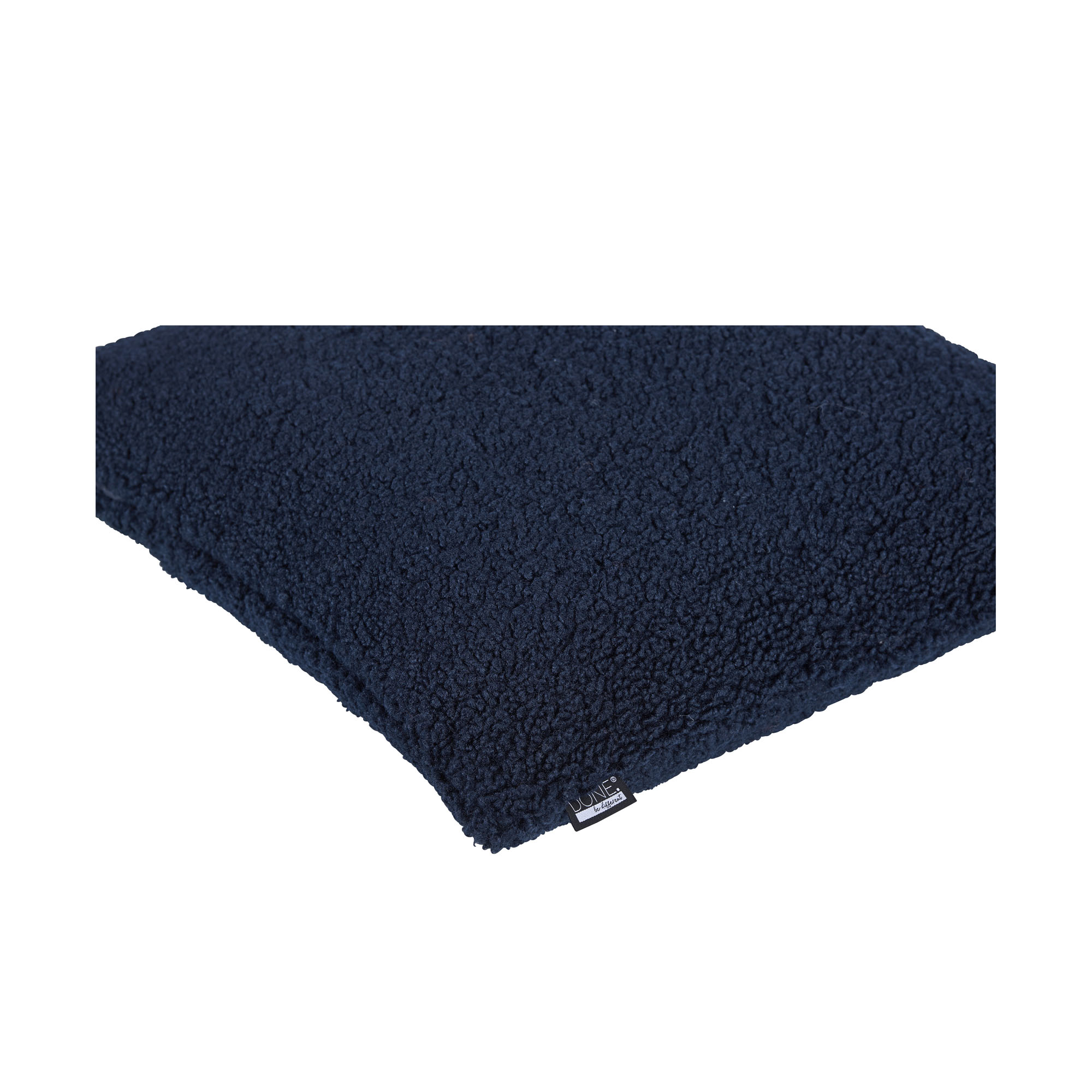Kissenhülle Cloud in Dark Blue, B/H/L ca. 40x1x60 cm, in einer zweiten Ansicht dargestellt.