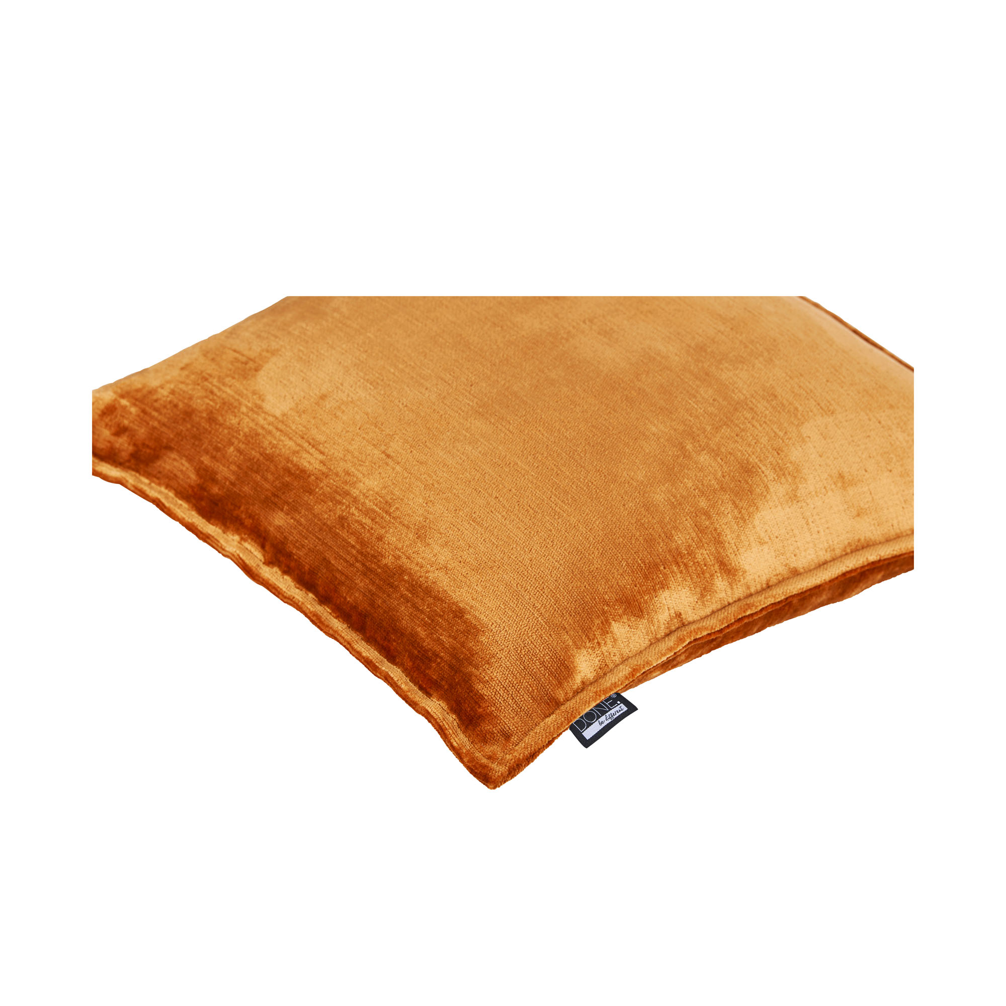 Kissenhülle in Honey Gold, B/H/L ca. 40x1x60 cm, in einer zweiten Ansicht dargestellt.