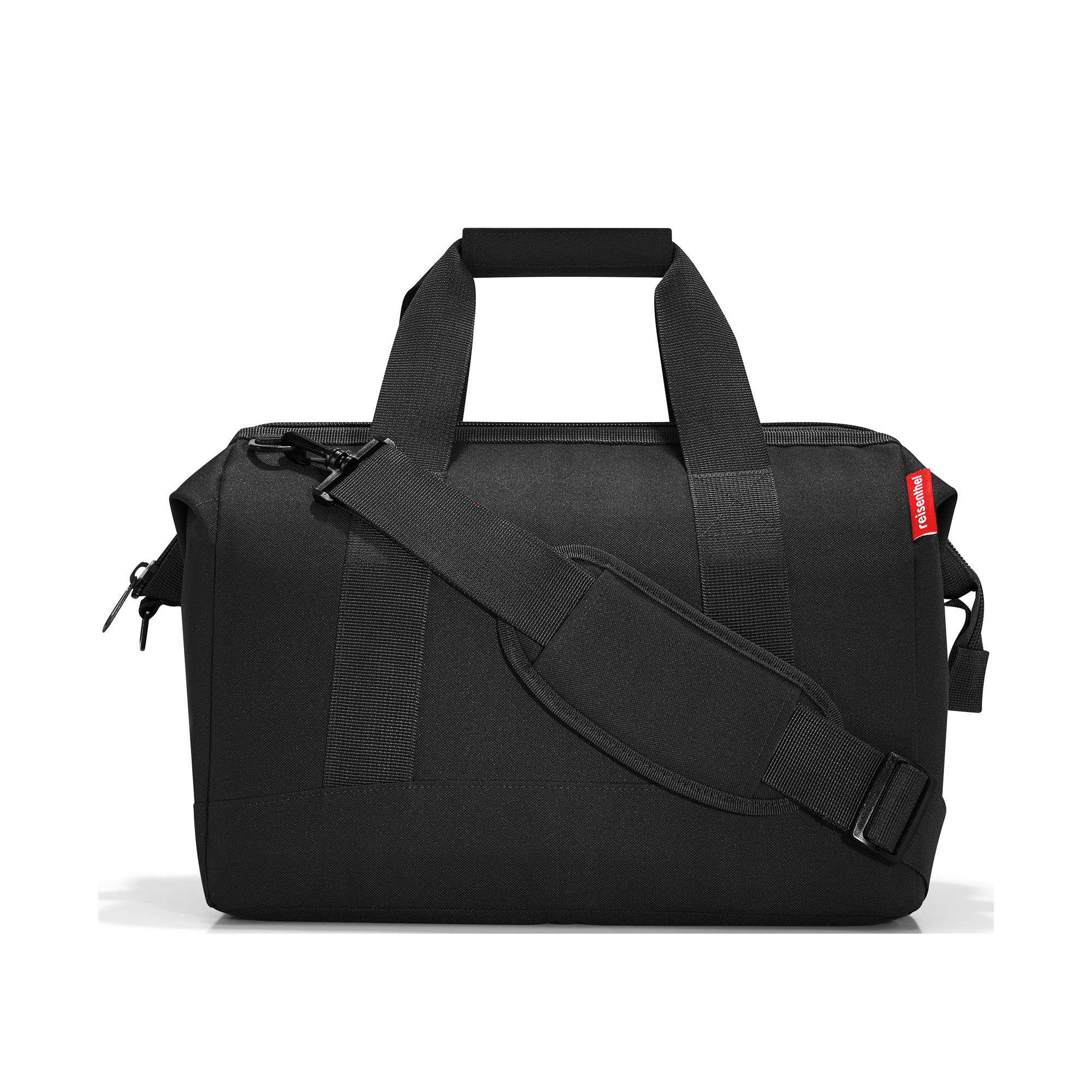 Sportliche schwarze Weekender Tasche von Reisenthel mit großem Hauptfach