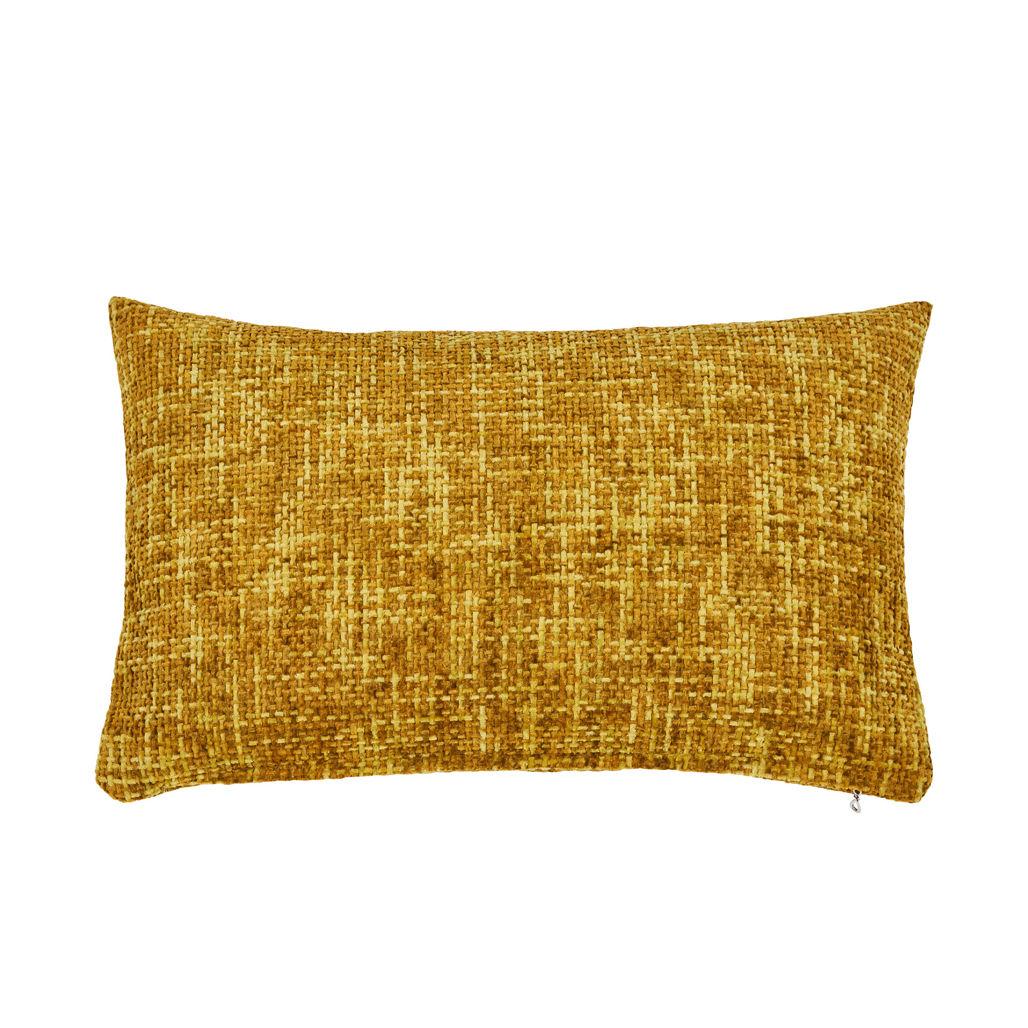 Kissenhülle Twist in Gold, B/H/L ca. 40x1x60 cm, in der Hauptansicht dargestellt.
