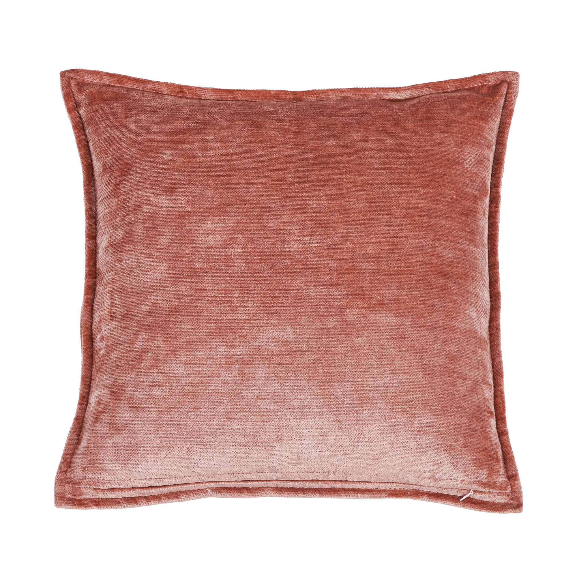 Kissenhülle Fame in Salmon Rose, B/H/L ca. 60x1x60 cm, in einer zweiten Ansicht dargestellt.