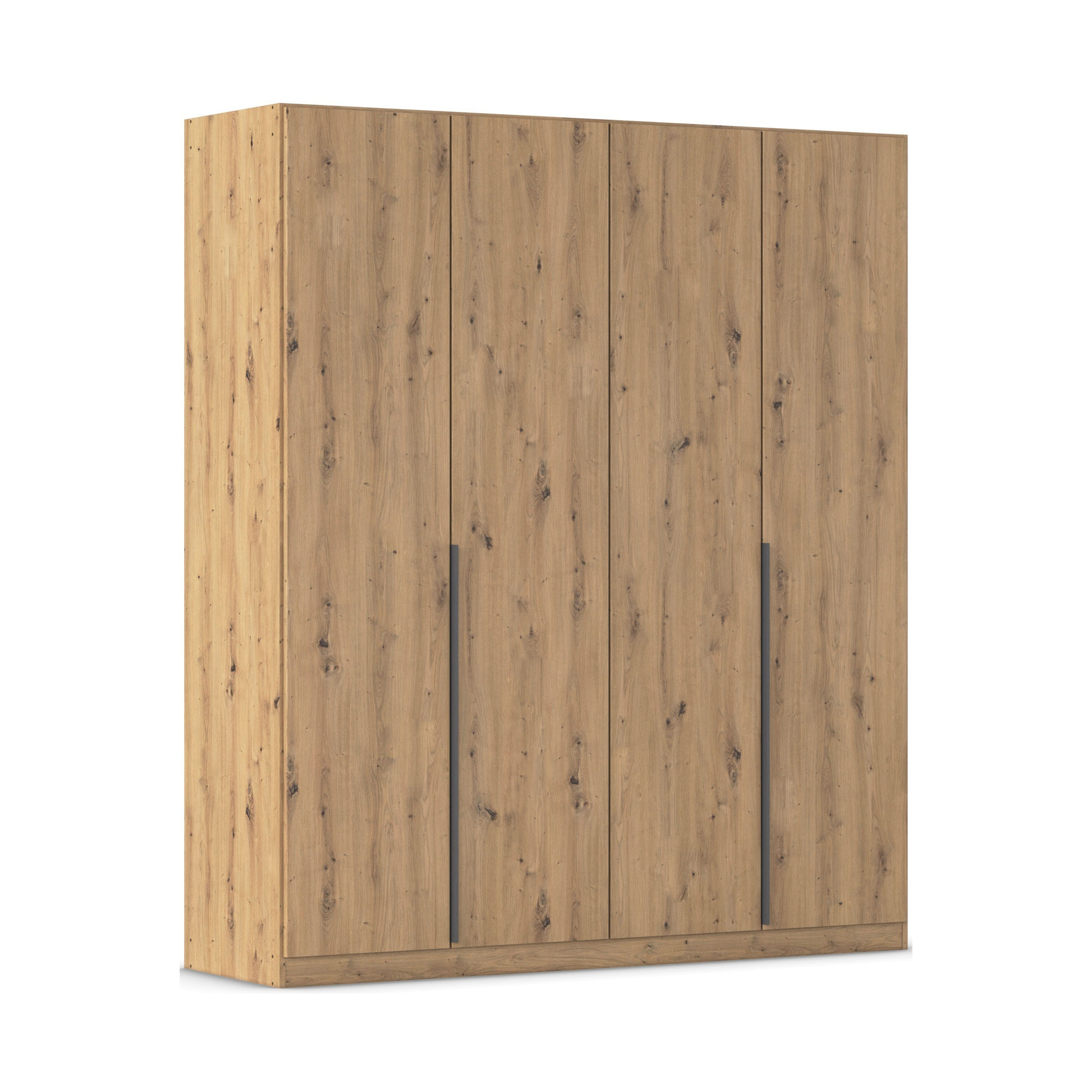 Drehtürenschrank 4-türig Dekor-Druck Eiche Artisan