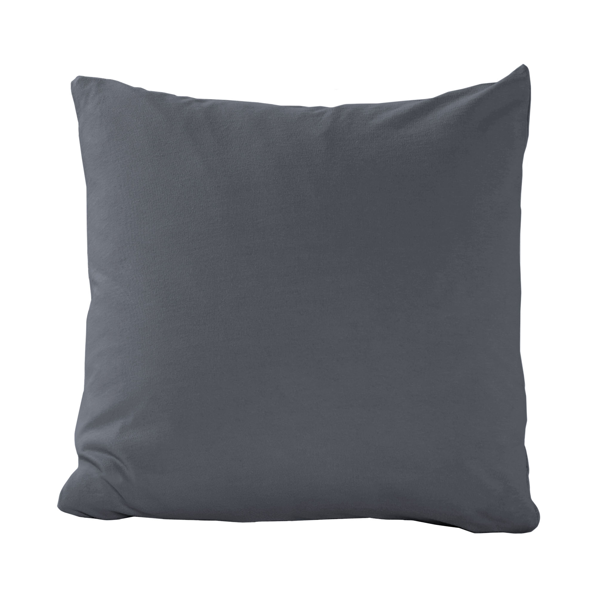 Kissenbezug anthrazit 100% Baumwolle 40 x 40