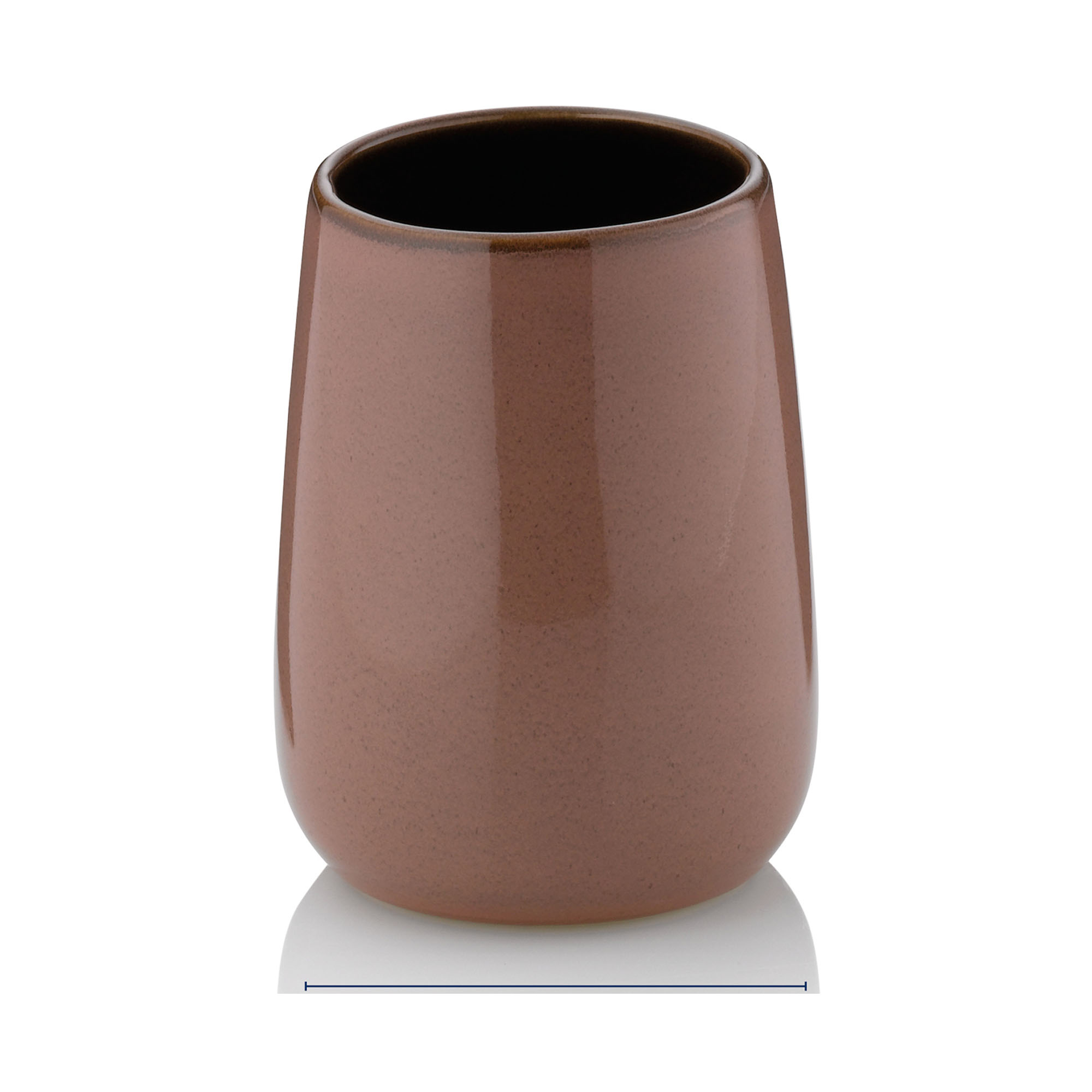 Becher Kela Liana Keramik wolkenrosa 10,5cm 8,0cmØ