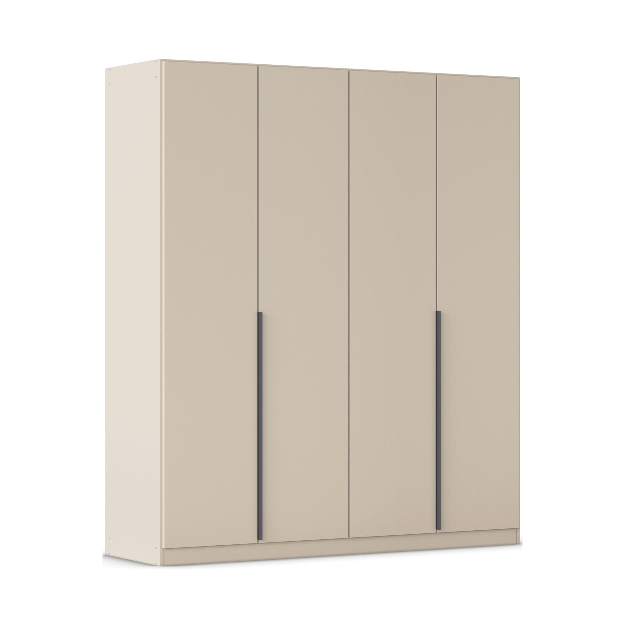 Drehtürenschrank 4-türig champagner