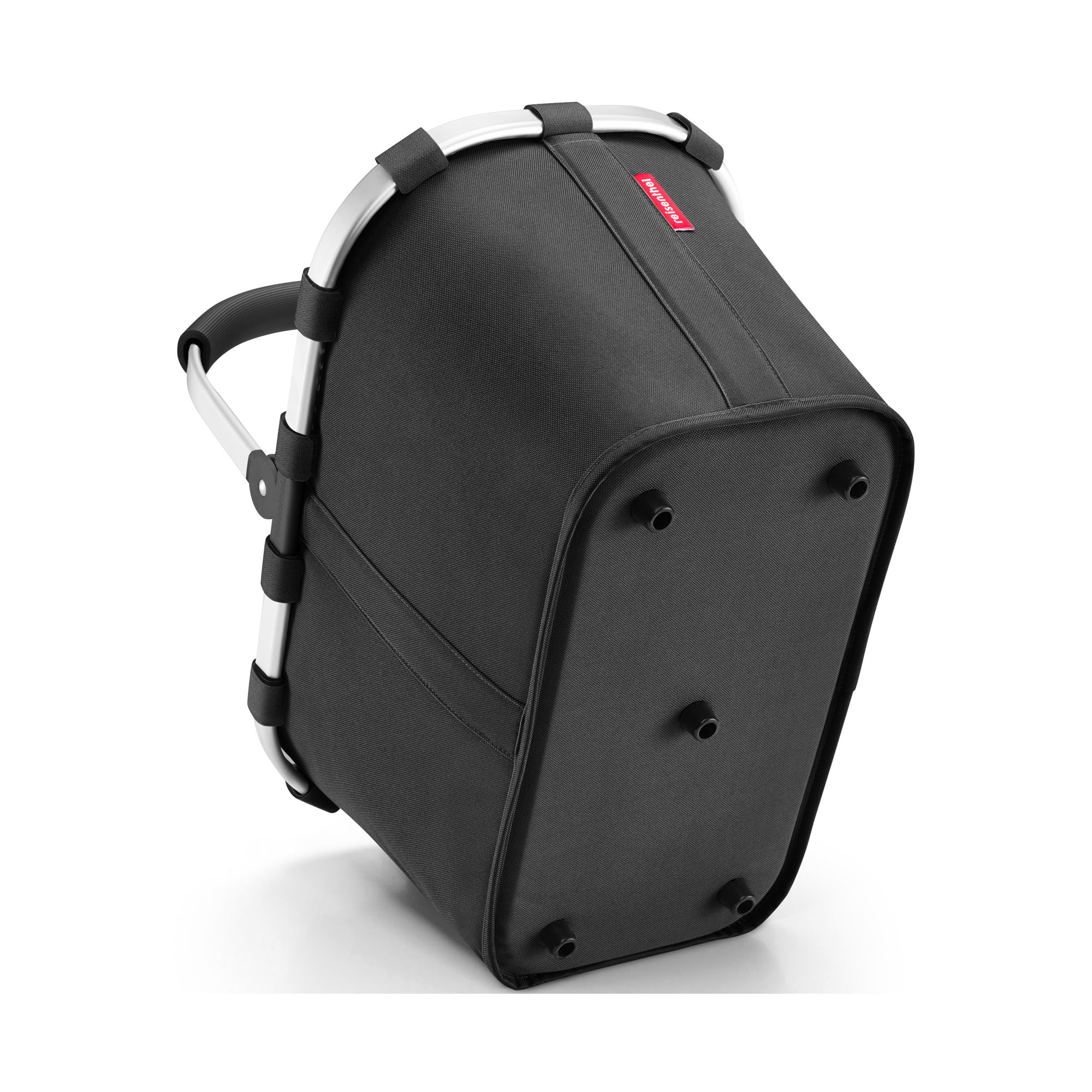 Schwarzer Reisenthel Carrybag mit Standfüßen an der Unterseite