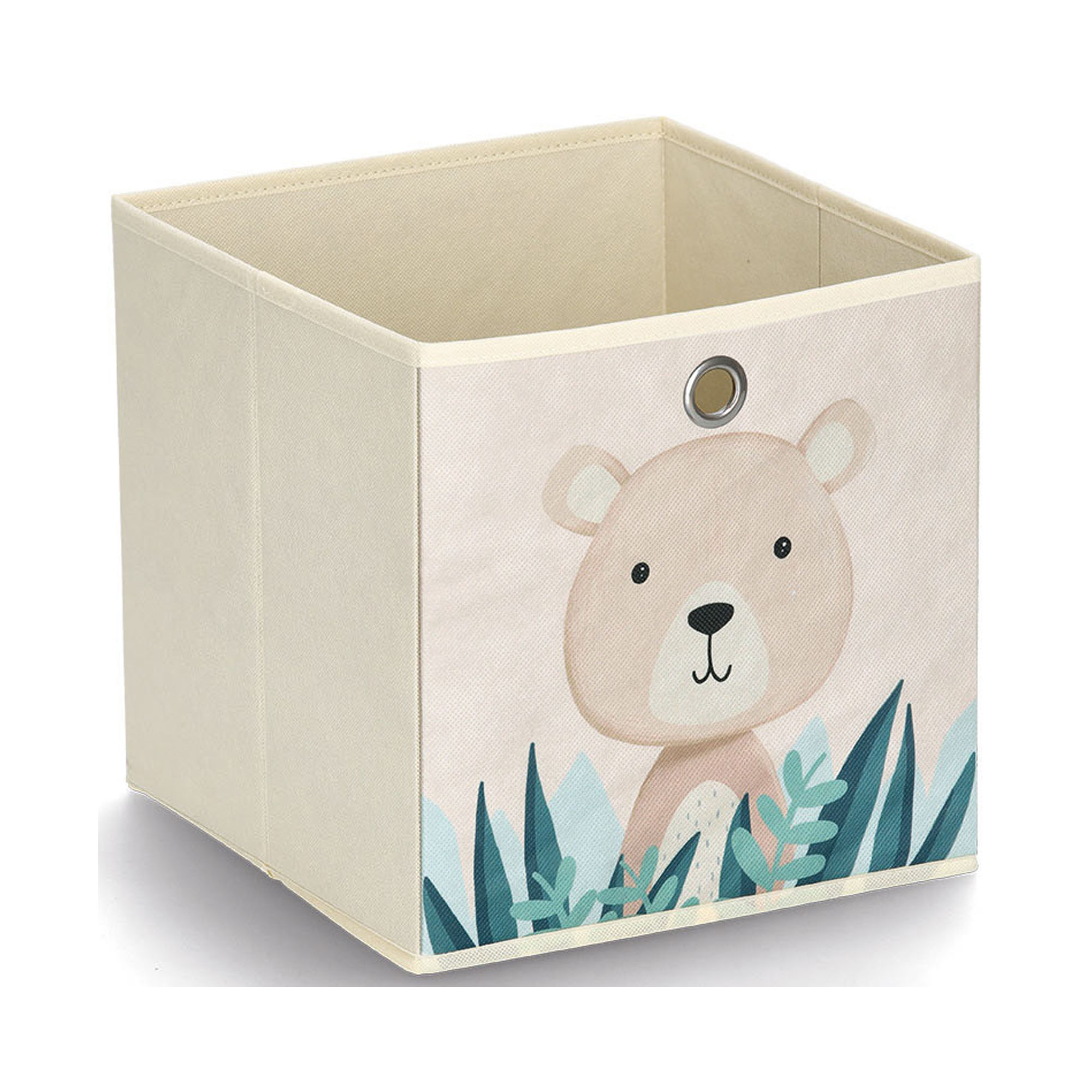 Zeller Aufbewahrungsbox "Koala"; Farbe beige; Material Vlies; Maße ca. 28 × 28 × 28 cm.