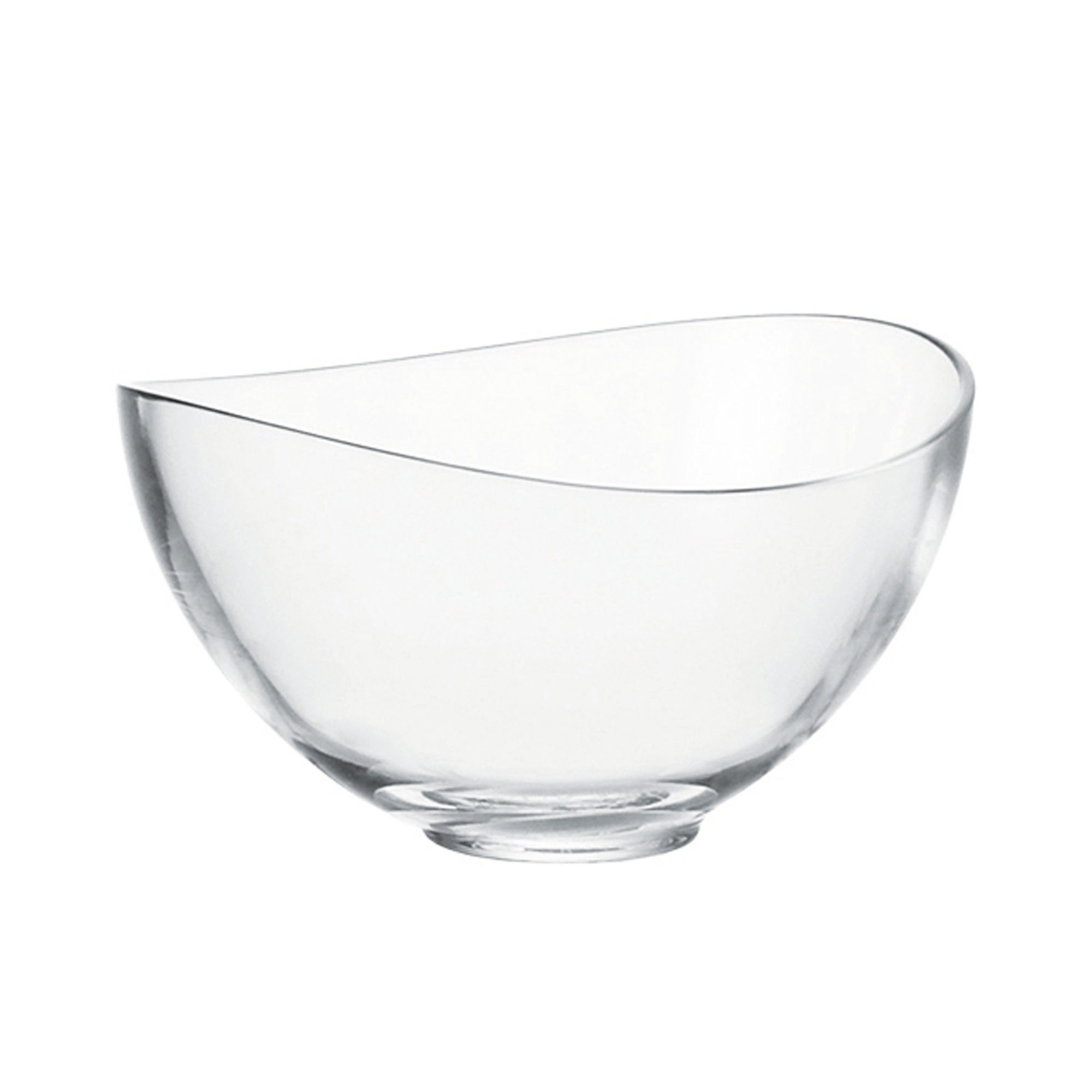 Glasschale mit Maßangaben 150 mm Breite, 85 mm Höhe und Volumenanzeige
