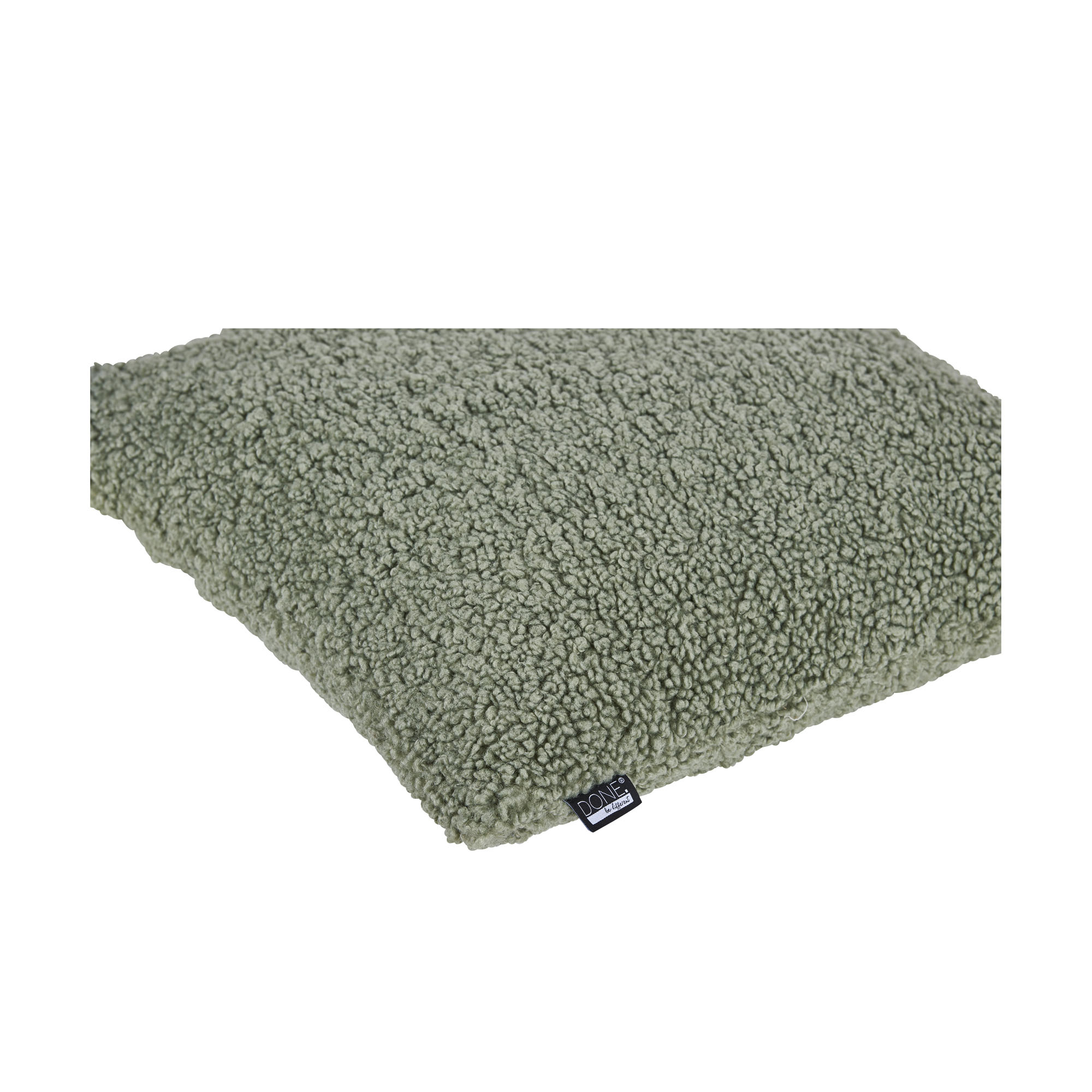 Kissenhülle Cloud in Iceberg Green, B/H/L ca. 45x1x45 cm, in einer zweiten Ansicht dargestellt.
