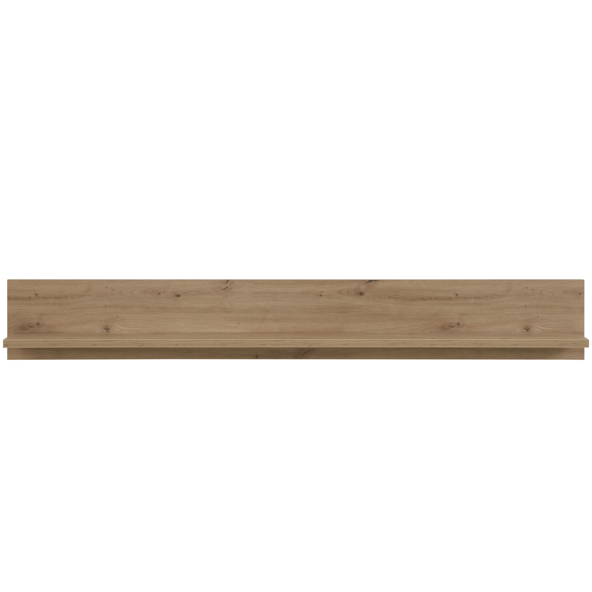 Interliving 2110 Wandboard in Holzoptik mit durchgehender Rückwand und Ablageboden