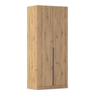 Drehtürenschrank 2-türig Dekor-Druck Eiche Artisan