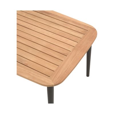 Tisch 230 x 100 cm Alu anthracite / Teak 230x100 cm
