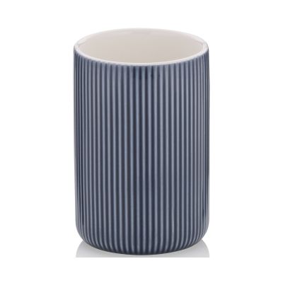 Becher Kela Ava Keramik rauchblau 10,5cm 7,5cmØ