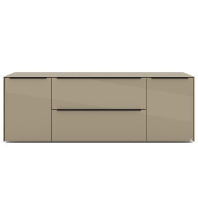 Lowboard in Taupe glanz 182x63x42 cm