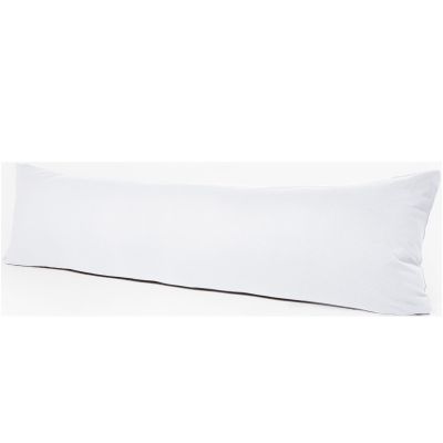 Kissenbezug Seitenschläfer weiß 100% Baumwolle 40 x 140