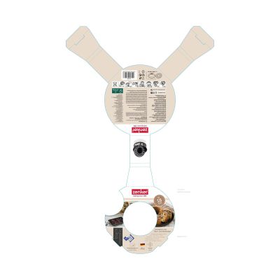 Stanzlayout der Verpackung für 18 cm Springform