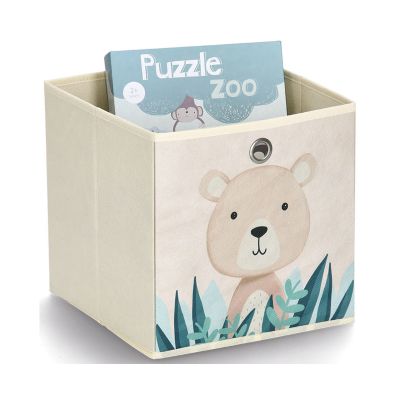 Zusätzliche Ansicht: Zeller Aufbewahrungsbox "Koala"; Farbe beige; Material Vlies; Maße ca. 28 × 28 × 28 cm.
