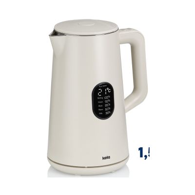 Eleganz trifft Funktion: Creme-matter elektrischer Wasserkocher