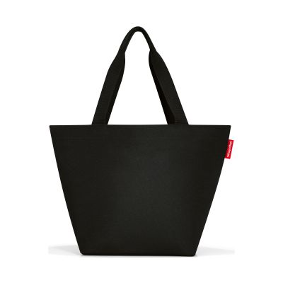 Große schwarze Tragetasche von Reisenthel mit minimalistischer Optik und breiten Henkeln