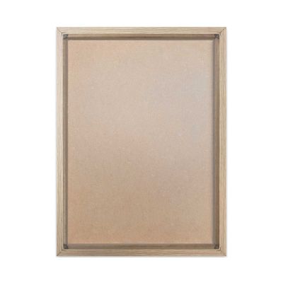 Rückansicht des Wandbilds „Knot - tinted lines“, 30 × 40 cm; sichtbar sind Rückwand und rückseitige Konstruktion.