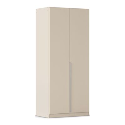 Drehtürenschrank 2-türig champagner