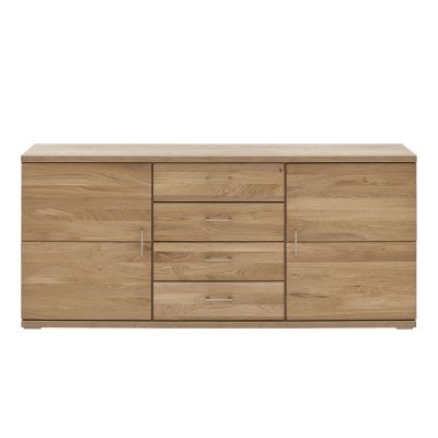 Frontansicht eines Sideboards in Alteiche mit vier Türen und vier Schubladen