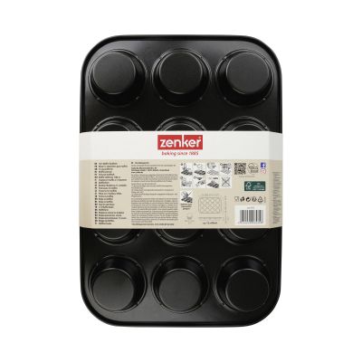 Rückseite der Muffinform mit Produktinformationen