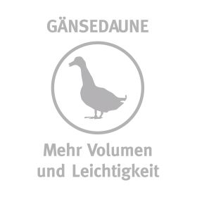 Daunen- und Federn-Kissen 80x80 cm - weiß