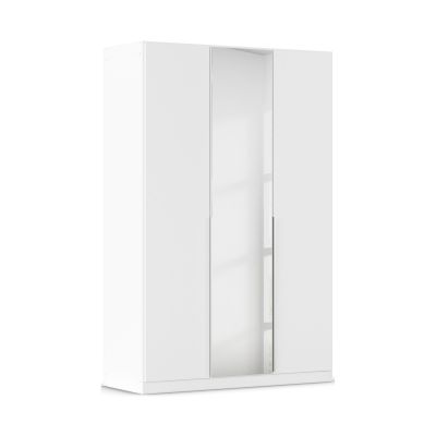 Drehtürenschrank 3-türig 1 Spiegeltüre alpinweiß