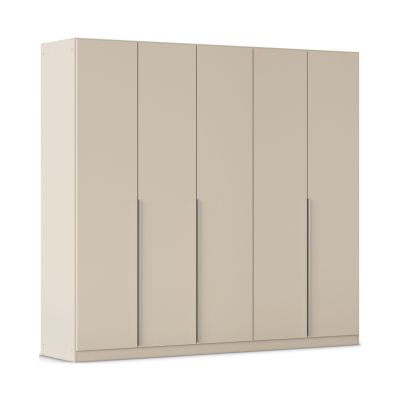 Drehtürenschrank 5-türig champagner