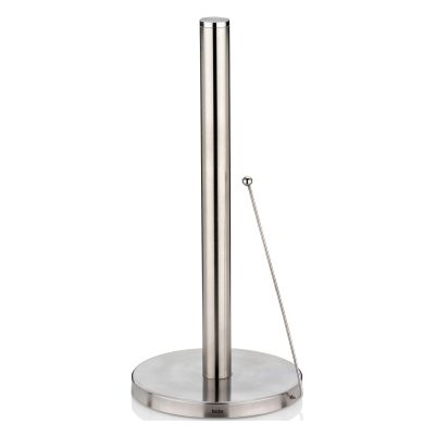Küchenrollenhalter aus Edelstahl mit runder Standfläche