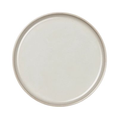 Draufsicht auf Brotteller der Serie Coppa, Farbe Nude; Rand und Innenfläche sind erkennbar.