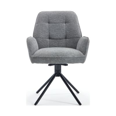 Graues Ecksofa mit verstellbarer Rückenlehne und teilweise ausgezogener Sitzfläche