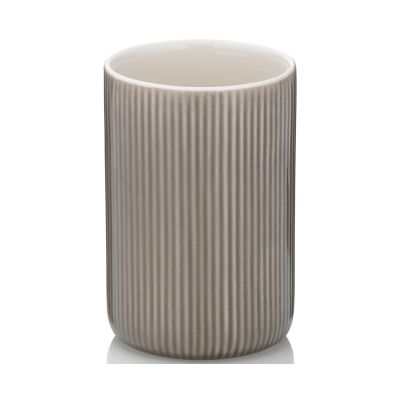 Becher Kela Ava Keramik steingrau 10,5cm 7,5cmØ
